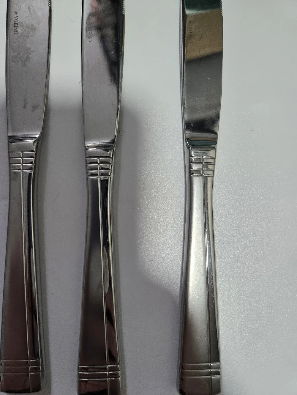 Set Of 7 Oneida Amsterdam Knives Dinner Knives Flatware Replacements